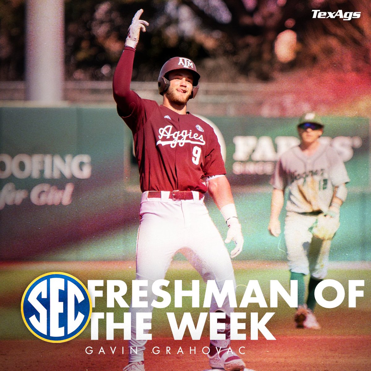 Back to back? Back to back. @GavinGrahovac named SEC Freshman of the Week for the second week in a row 👍 #Good.