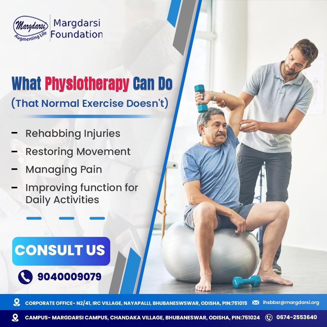 Beyond Exercise: The Power of Physiotherapy at Margdarsi Foundation Looking to heal beyond the limitations of a typical exercise routine? Contact Us!