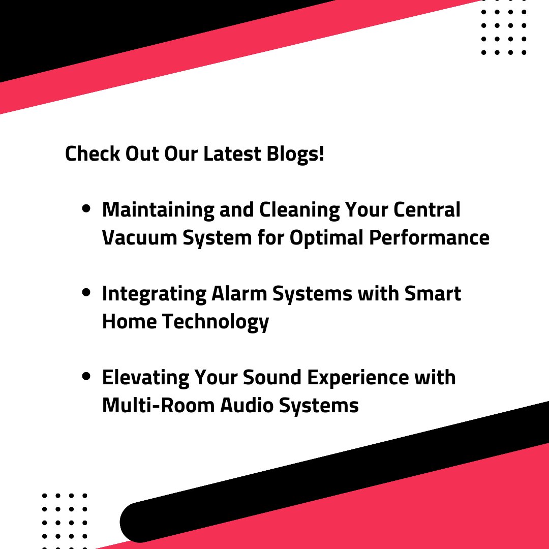 Hello, everyone! We've got some exciting updates to share. Our latest blog posts are now live on our website!

Visit our website blog page
#AlarmSystem #AudioVideo #BurglarAlarm #BurglarProtection #CommercialVideo #FireAlarmSystem #InstallationService #ResidentialHomeTheater