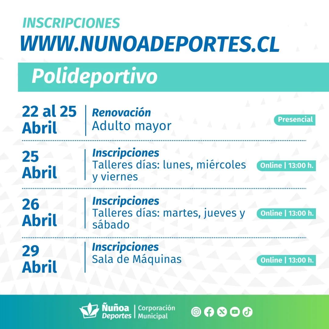 Ñuñoa Deportes tweet media