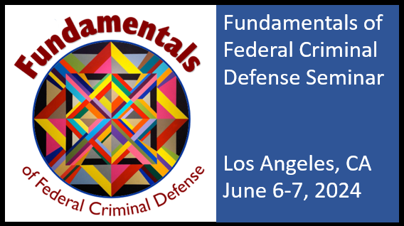 Interested in mastering the Fundamentals of Federal Criminal Defense? Snag your spot for this seminar before it's too late: web.cvent.com/event/9a7b3318…. #FederalDefender #CJA #FederalDefense #Fundamentals #CriminalDefense