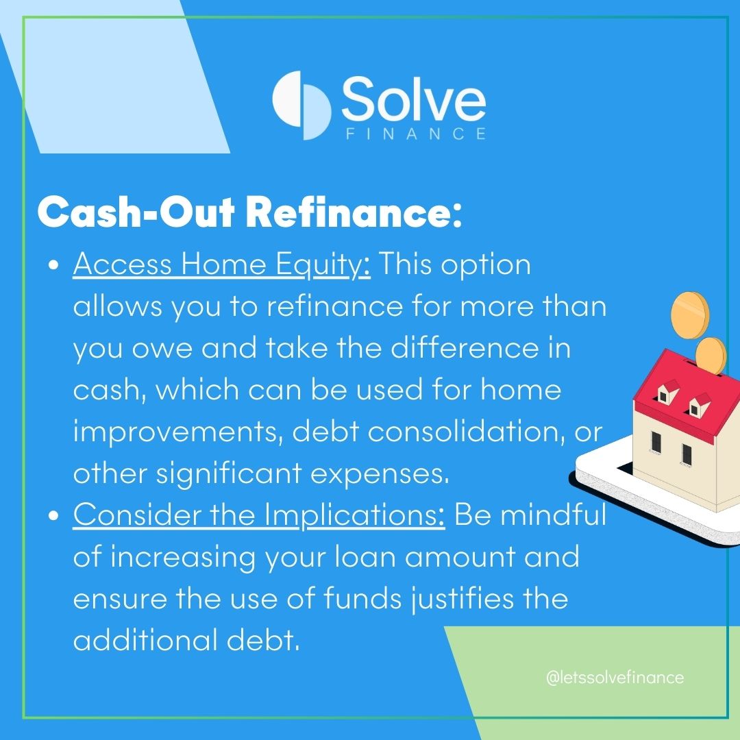 Thinking about refinancing your mortgage? 🏠💡 Dive into our guide on when and how refinancing can work in your favor, from lowering interest rates to accessing home equity. #MortgageRefinancing #HomeEquity #SolveFinance #FinancialPlanning #SaveOnInterest