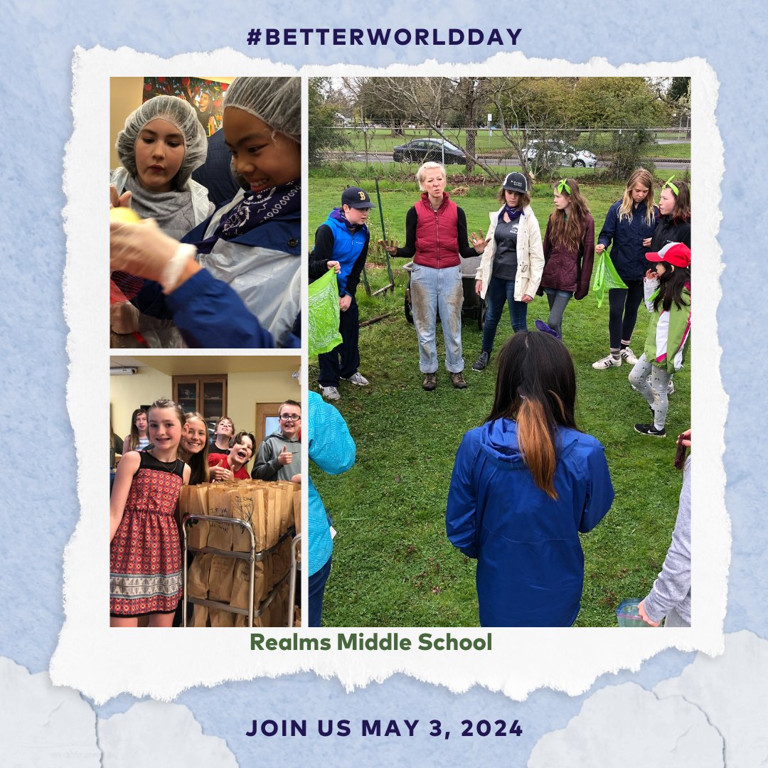 Happy #EarthDay! 🌍 Today, we reflect on this Better World Day project from 6th-grade students at REALMS Middle School. Students collaborated to establish a robust school garden and schoolwide composting system. How might you connect #BetterWorldDay and sustainability?