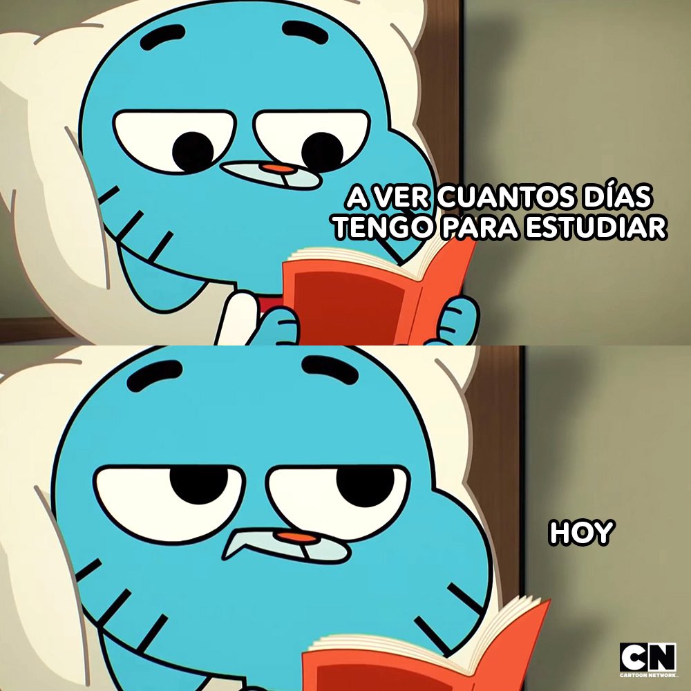 CartoonLA's tweet photo. Yo 10 minutos antes de mi examen 🤡 https://t.co/qrLA80XIET