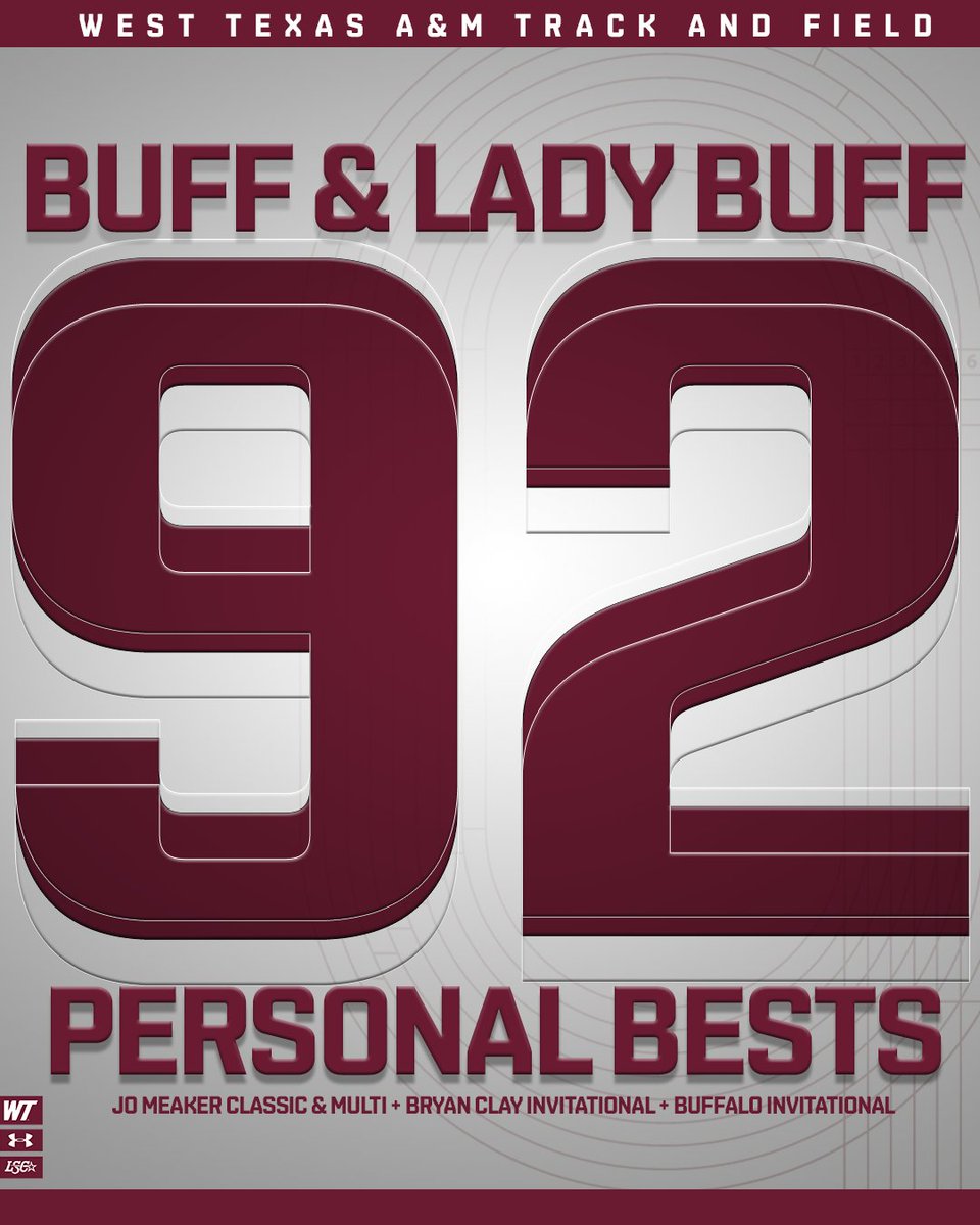 𝐈𝐦𝐩𝐫𝐨𝐯𝐢𝐧𝐠 𝐞𝐯𝐞𝐫𝐲 𝐰𝐞𝐞𝐤!

Across the past three meets the No. 4 Buffs and No. 3 Lady Buffs have a combined 92 personal bests from sprints, jumps, throws and distance!

#BuffNation #WeMove #LSCotf