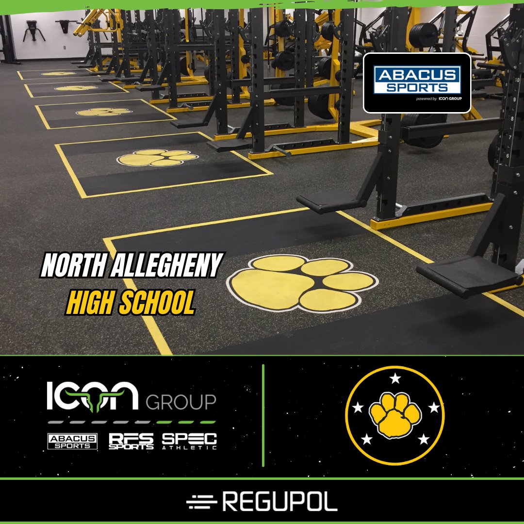 Students at North Allegheny High School can accomplish all their lifting goals with 1-inch thick @RegupolAmerica #AktivProRoll flooring 🏋️💪

Looking for sports flooring installation? Find your local sales rep for more info: team-icon.com/#find-a-sales-…

#WeBuildICONs #IconicRooms
