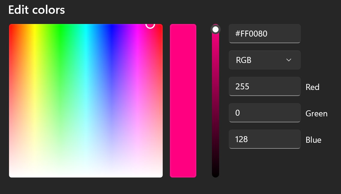 DJK2160's tweet photo. @lettyyyy_mm My color is this:
Red: 100/100
Green: 0/100
Blue: 50/100
This is almost the same as #FF0080 LOL https://t.co/3L3Y13HPB3
