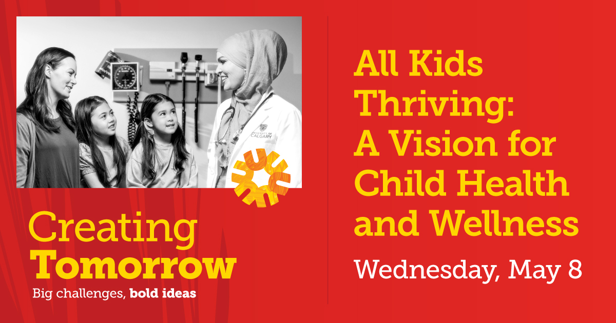 At #UCalgary, we’re taking the lead in revolutionizing child health. Join us on May 8 for a family-friendly event exploring the relationships, partnerships and people involved in improving child health and wellness in Canada. Register: bit.ly/3UfOh2F