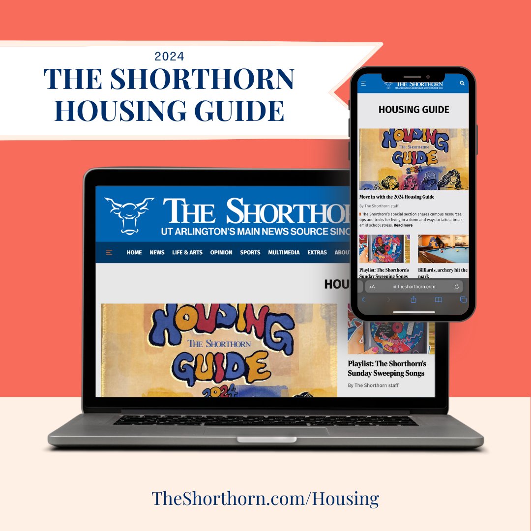 The 2024 Shorthorn Housing Guide is LIVE!🤩 Click the link in our bio for new articles, recommendations on campus, and more!💫
#theshorthorn #utarlington #studentadvice #recommendations #collegelife #studentlife #studentliving #UTA