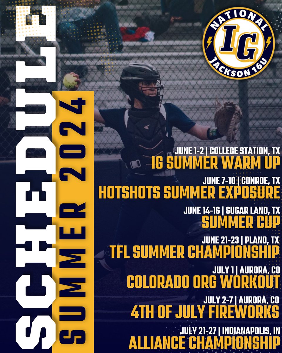 Excited to back on the field with this team!!! Summer 2024 coming soon!!

#betheimpact #trusttheprocess #goldblooded #igjackson16u
