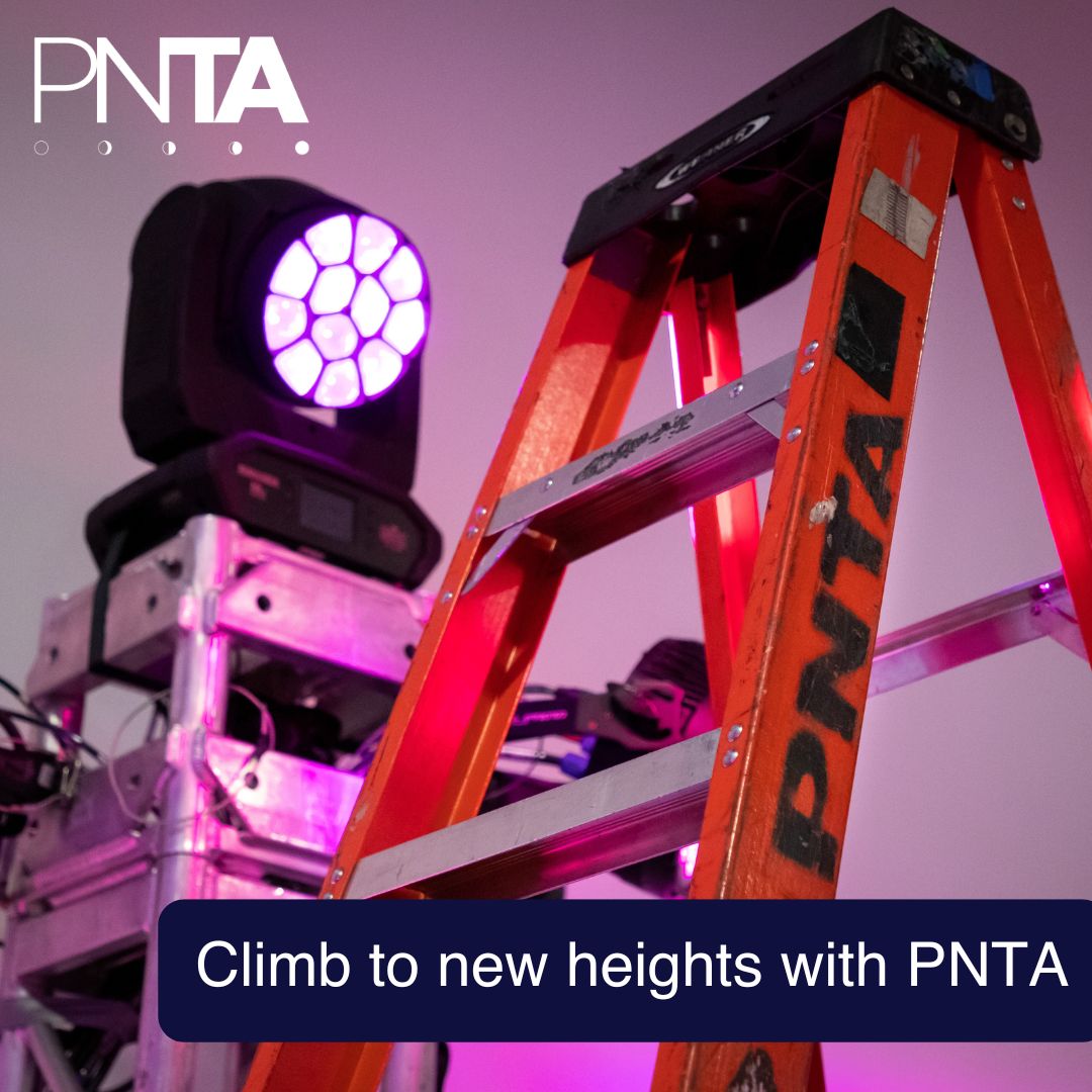 limb to new heights with PNTA! 🌈🔦  Illuminate your events with us. Contact us at pntalive.com/contact #EventLighting #ClimbHigher