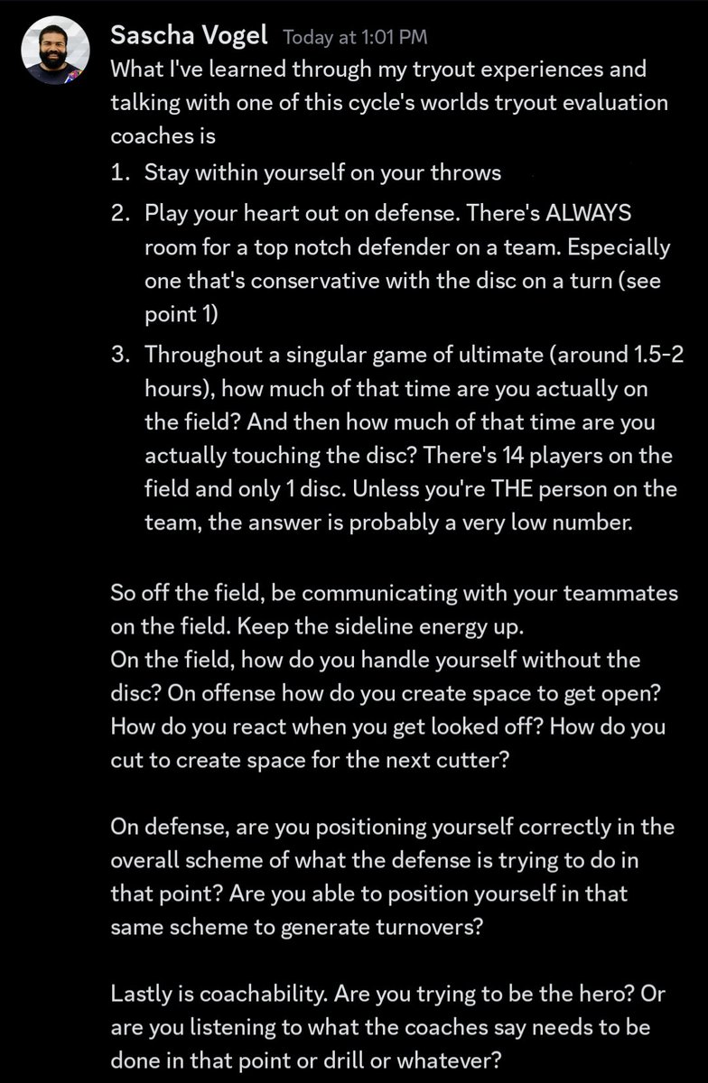 ultimatesascha's tweet photo. As everyone is in tryout mode for club, I thought I would add my advice as well. Hopefully it can help someone this season or in the future. https://t.co/oovzCEwaBr