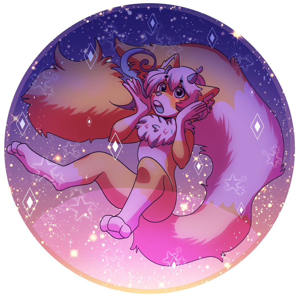 FoxShibuya's tweet photo. WOSH!~ pide un deseo porque has pillado un Shibuya shiny~✩₊˚.⋆☾⋆⁺₊✧

muchas gracias a @TentakyGoshy por estos preciosisimos dibujos~<333 https://t.co/KzqJ2MQ8DY