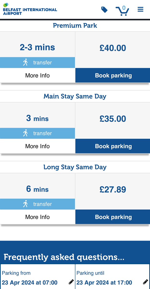 Jonser58's tweet photo. This is just shocking @belfastairport day return flights to @EDI_Airport £49.85, parking 10hours £27.89 just exploitation. https://t.co/HGxXWzSpIY