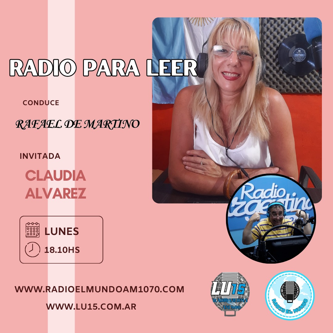 HOY A LAS 18:10 HS, EN VIVO #ClaudiaAlvarez CON @Rafaeldemartino EN radioelmundoam1070.com EN DUPLEX CON lu15.com.ar AM 800 Y LAS RADIOS QUE INTEGRAN LA RED AZUL Y BLANCA DE EMISORAS !

radioelmundodeportes.com