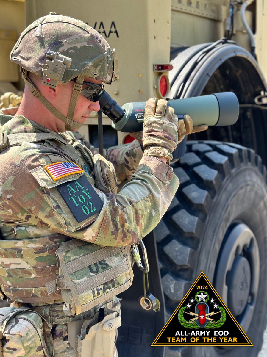 Long range reconnaissance is one of the most important things that EOD Technicians do. Safely approaching an item requires deliberate planning. Teams from the #EODTeamOfTheYear continue to prove their brilliance in the basics