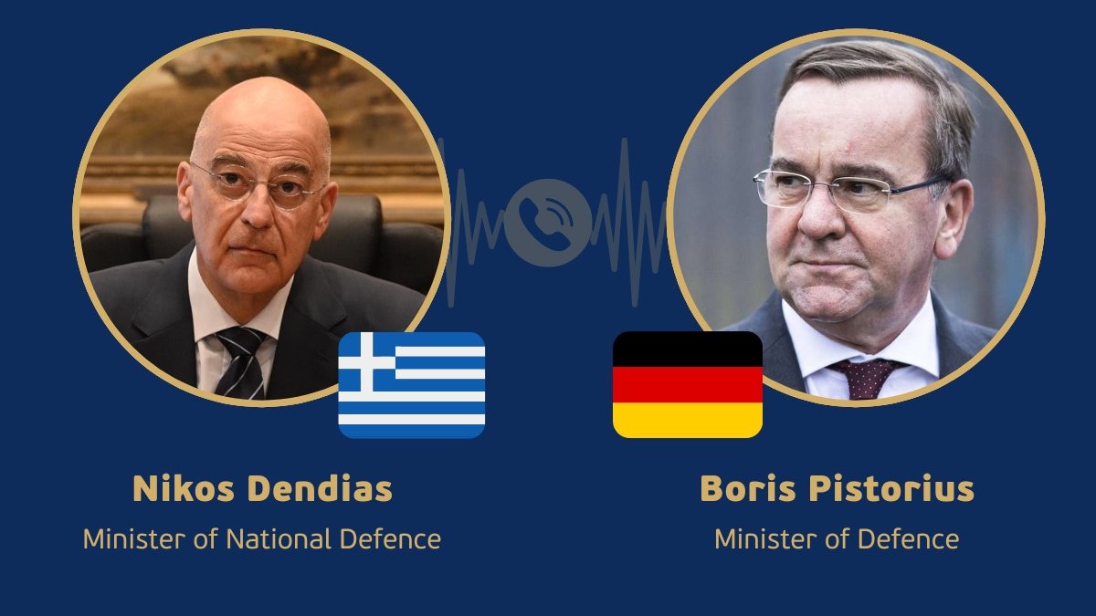 Today I had a telephone conversation with the Minister of Defence of Germany, @PistoriusBoris. We discussed the developments in Ukraine, and the initiatives taken towards the country's territorial integrity and the prevalence of the principles of International Law.