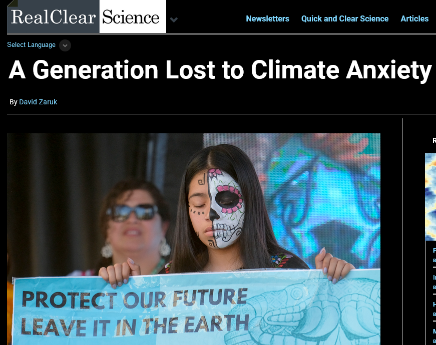 Millions of children have been primed to fear an imminent 'climate crisis.' Not only is that alarmism unjustified, it's actually discouraging the next generation from solving our environmental problems. Firebreak editor @zaruk explains in a new piece for @RCScience 🧵