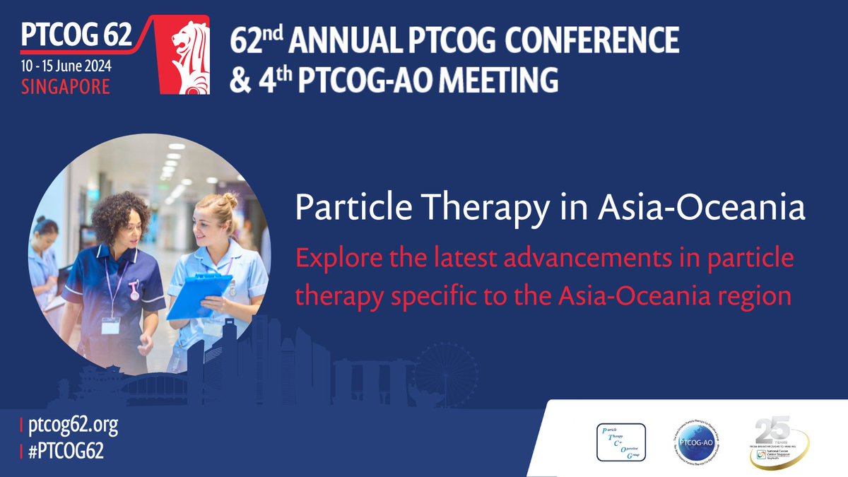 Explore the Latest in Particle Therapy in Asia-Oceania at #PTCOG62 & the 4th PTCOG-AO Meeting!

🔍 Dive into the dynamic world of particle therapy specific to the Asia-Oceania region at the PTCOG-AO Program. Learn more: bit.ly/3WaPBp4

#PTCOGAO #ParticleTherapy #oncology