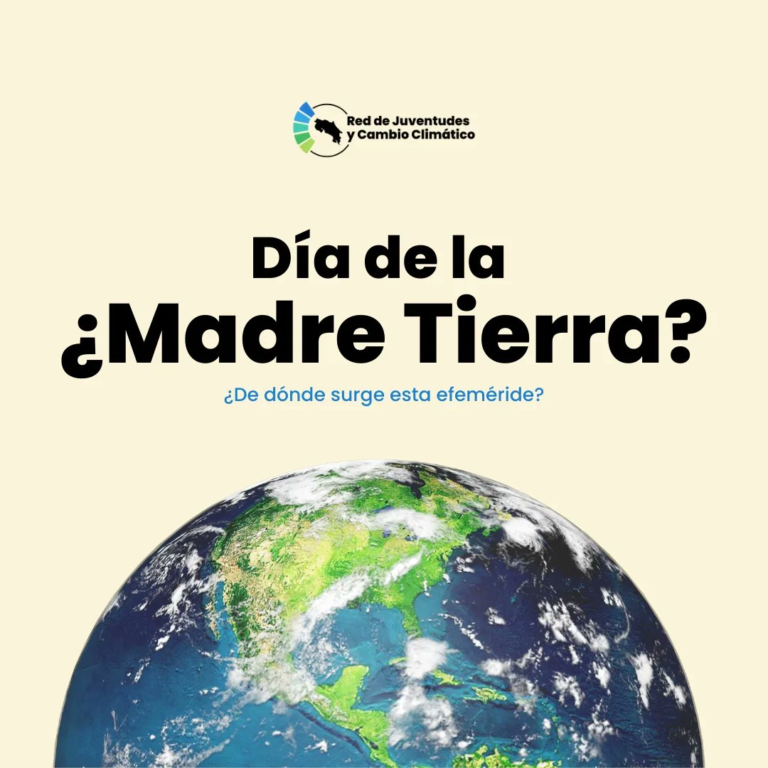 RJCC_CR's tweet photo. 🗓️Este 22 de abril conmemoramos el Día de la Madre Tierra🌎 Y te contamos el porqué de esta fecha y porqué su importancia 🔎🌍🌏 1/2 https://t.co/qIny36tF25