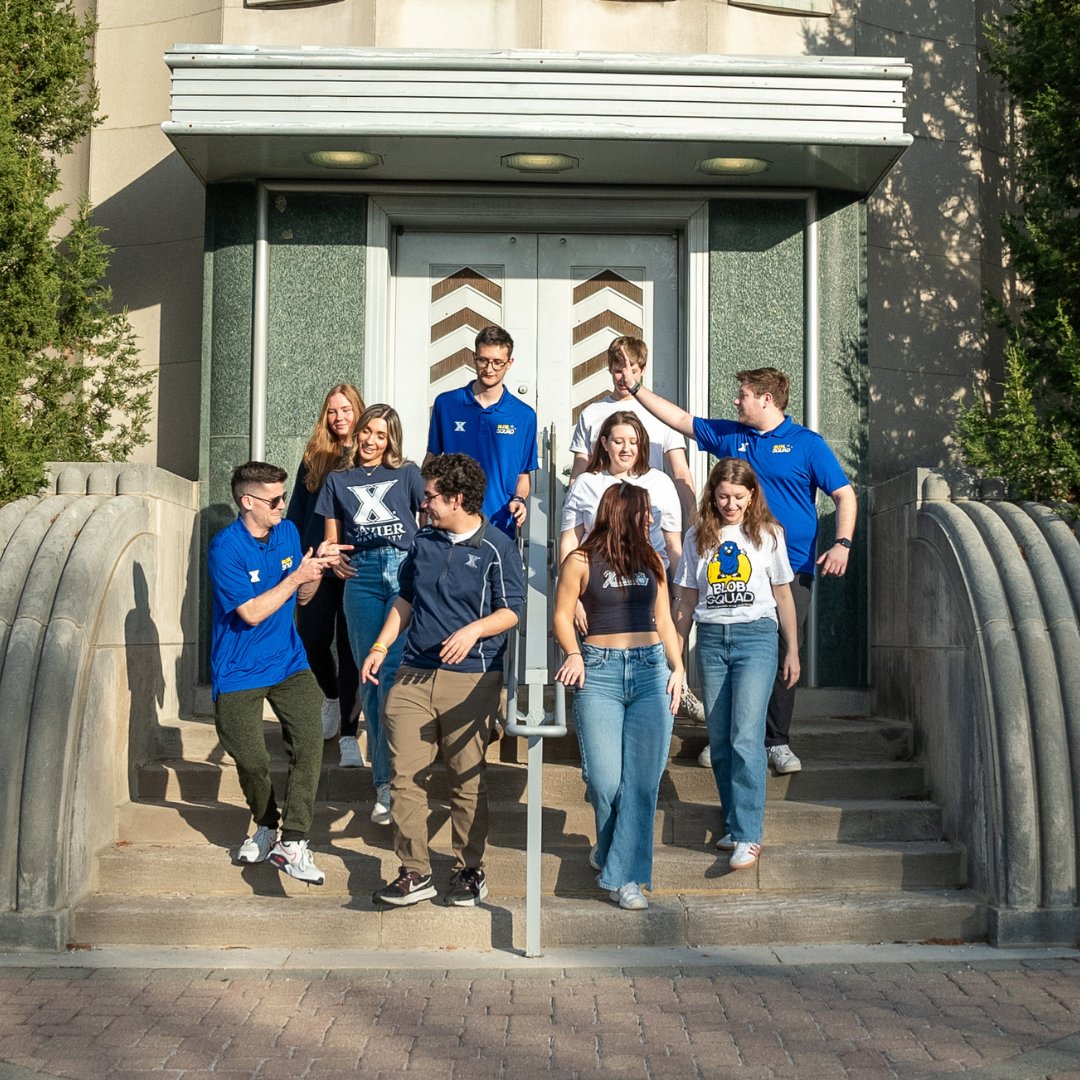 We’ve loved working with this year’s Blob Squad 💙 If you’re looking for a paid opportunity to bring Xavier's stories to life, check out our writing, photo, video, and social media hosting internships for this summer and fall at xavier.edu/blob-squad?utm… Applications are due 5/6.