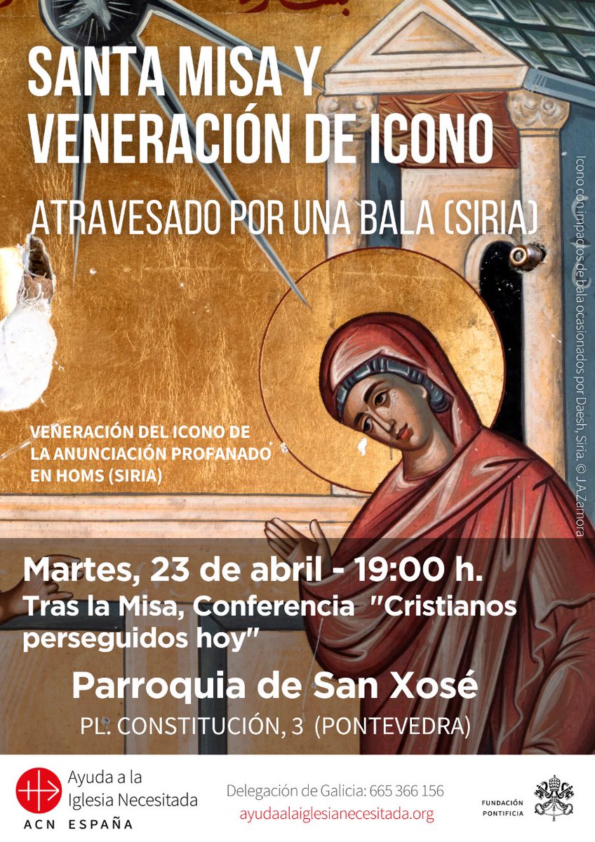 Misa con veneración del cáliz profanado de #Qaraqosh en #Palencia @IglesiaPalencia  ayudaalaiglesianecesitada.org/evento/via-cru…