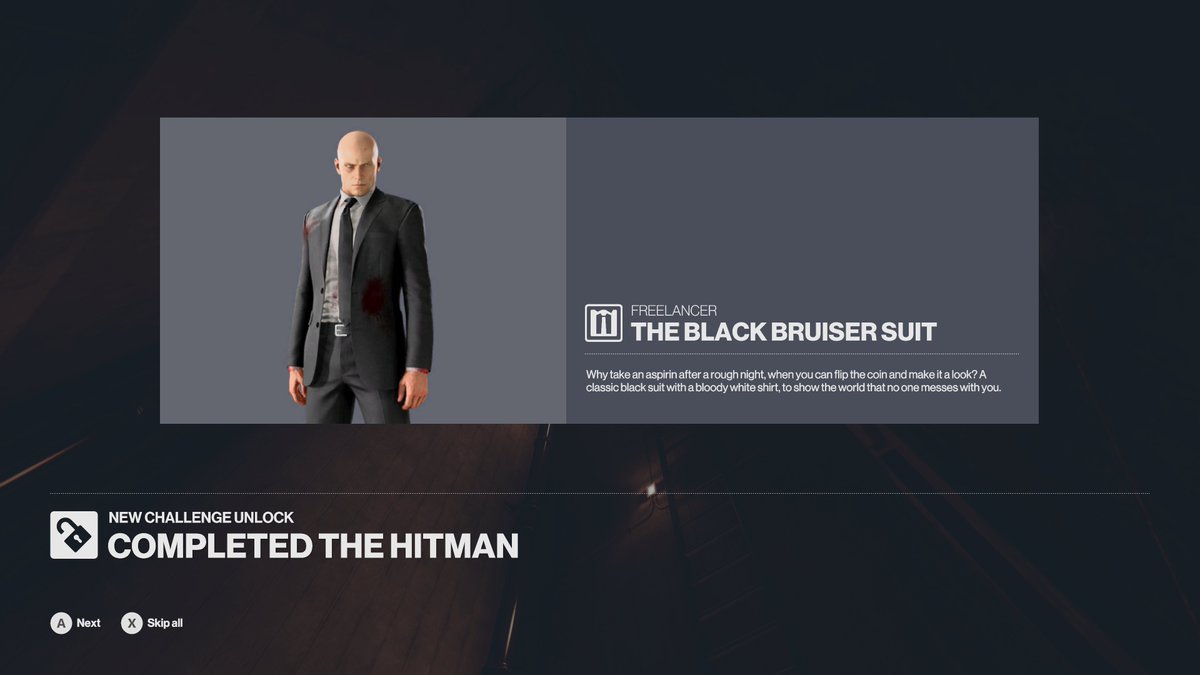 ShannonAlcorn's tweet image. I finally completed #HardcoreMode #HitmanFreelancer campaign! I got my black bruiser suit and included challenges. I’m never playing Hardcore again 😂 #Hitman #IOInteractive #IOI