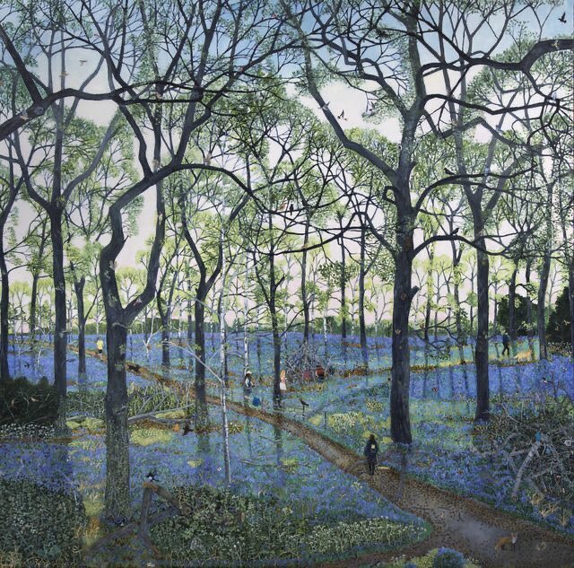 #Spring #Bluebells #EarthDay Bluebell Wood by Emma Haworth