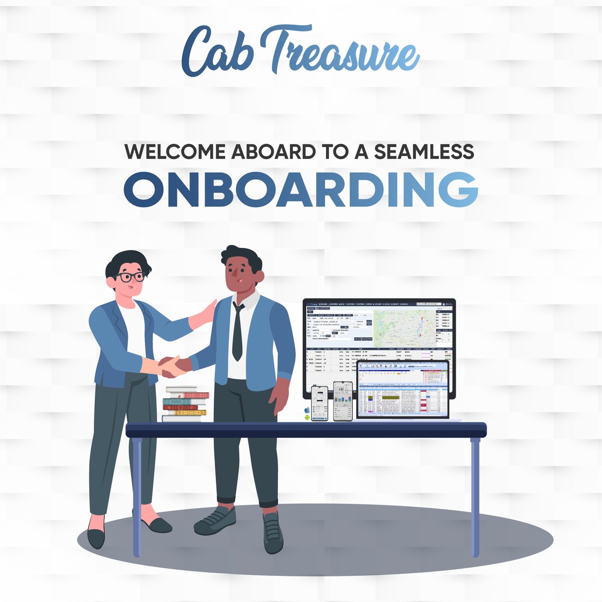 CabTreasure_'s tweet image. Ready to revolutionize your taxi fleet management? Our collaborative onboarding process ensures efficiency, empowering your business for success. 
Learn more: cabtreasure.com/welcome-aboard…

#DispatchSystem #EfficiencyBoost