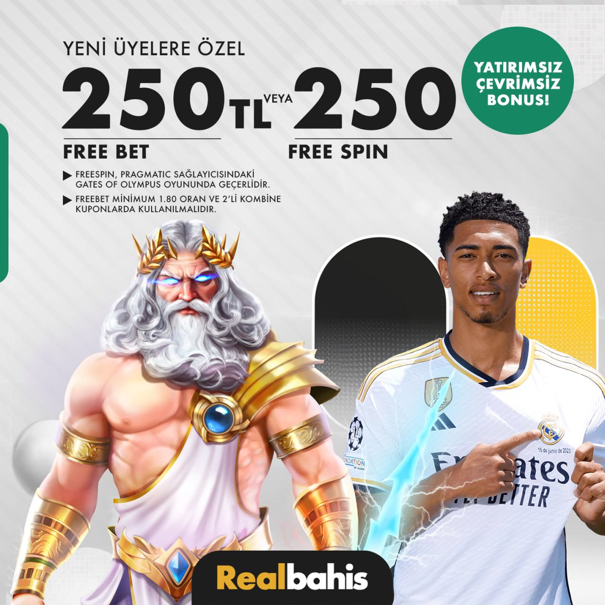 🎁Denemeyen kalmasın diye Realbahis'te yeni üyeliklere 250 freespin veya 250 TL freebet deneme bonusu hediye! 🎯 Hemen üye ol, bahsin gerçek adresinde kazanmaya başla. ➡️Güncel giriş için tıklayın. (shorturl.at/sN138)