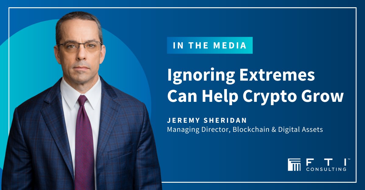 .@JerSheridan from our #Blockchain & Digital Assets practices explains that when extremes are removed and reasonable regulations are introduced, #cryptocurrency has the potential for multiple positive use cases. Read more via @InsideNoVA: bit.ly/49RRQ3S