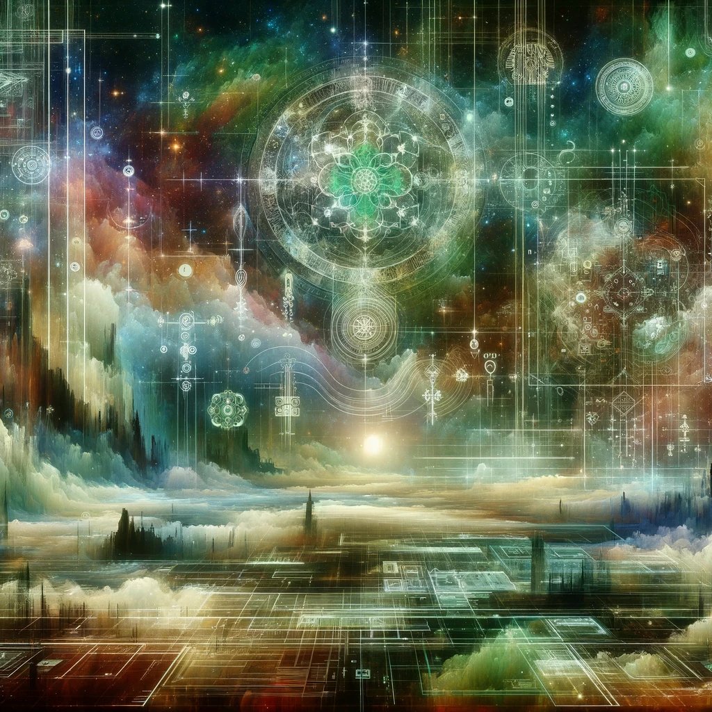 DmitriVanDuine's tweet image. Bridging mystical poetry with quantum realms, these images visualize cyberspace as a digital codex of ancient wisdom. #QuantumWeb #MysticalCyberspace #DigitalCodex #AncientWisdom

websim.ai/c/OOUSYP8zpBkE…