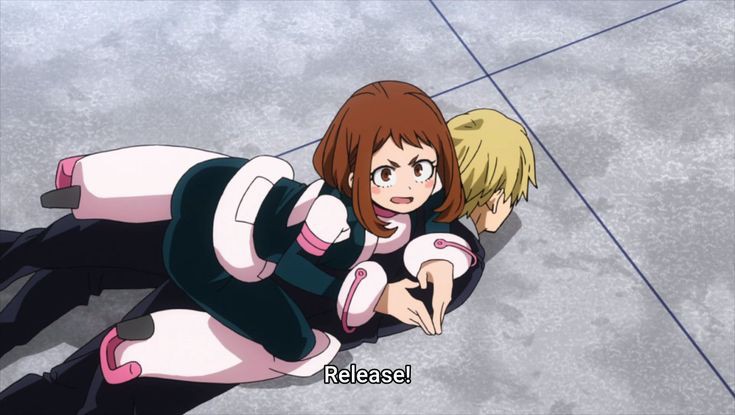 Guys... Ochako is homophobic ☹️
 Caught as she beat up a gay man 💔