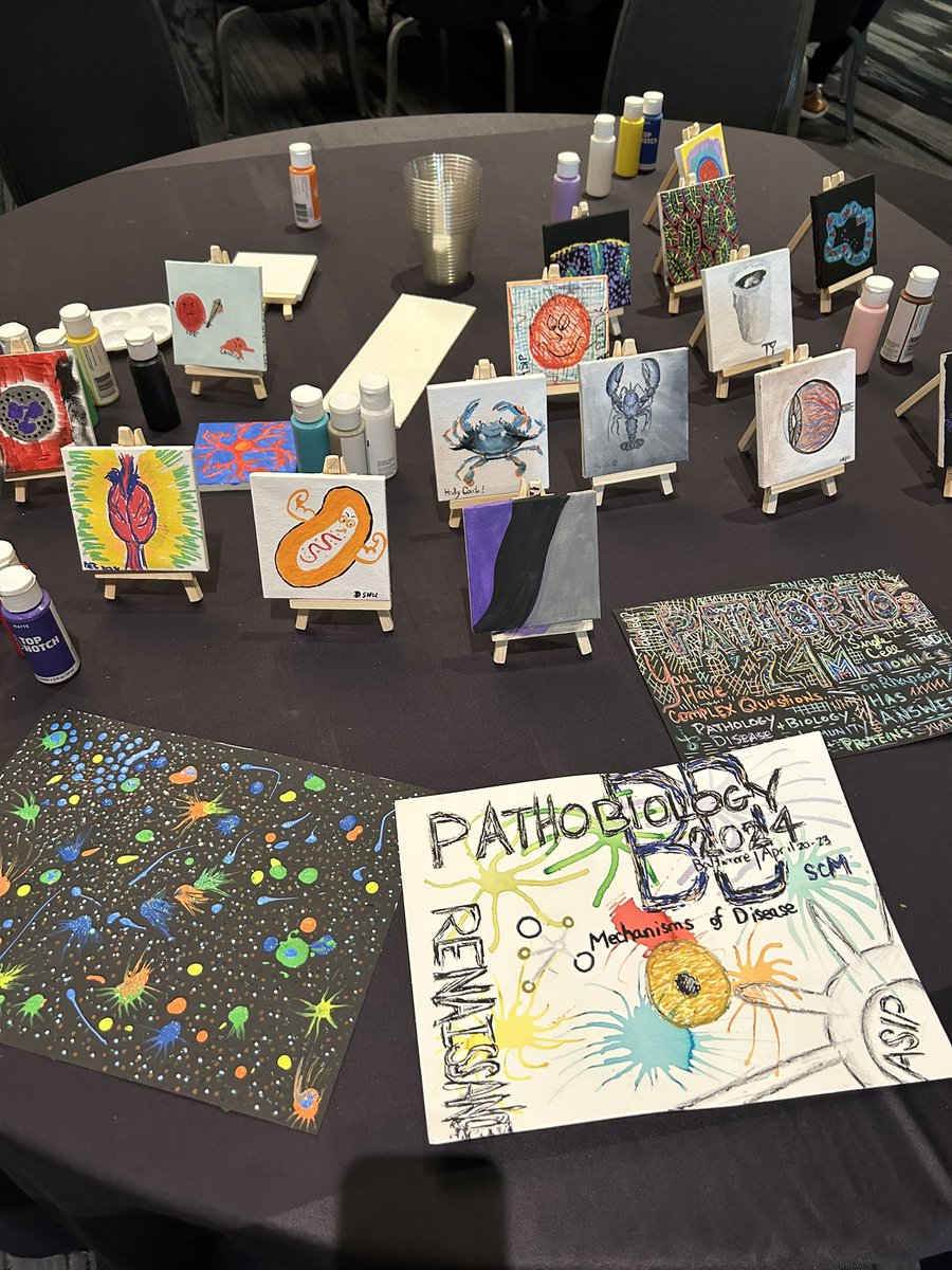 More and more beautiful paintings! Talented artists of <a href="/ASIPath/">American Society for Investigative Pathology</a> #asip2024