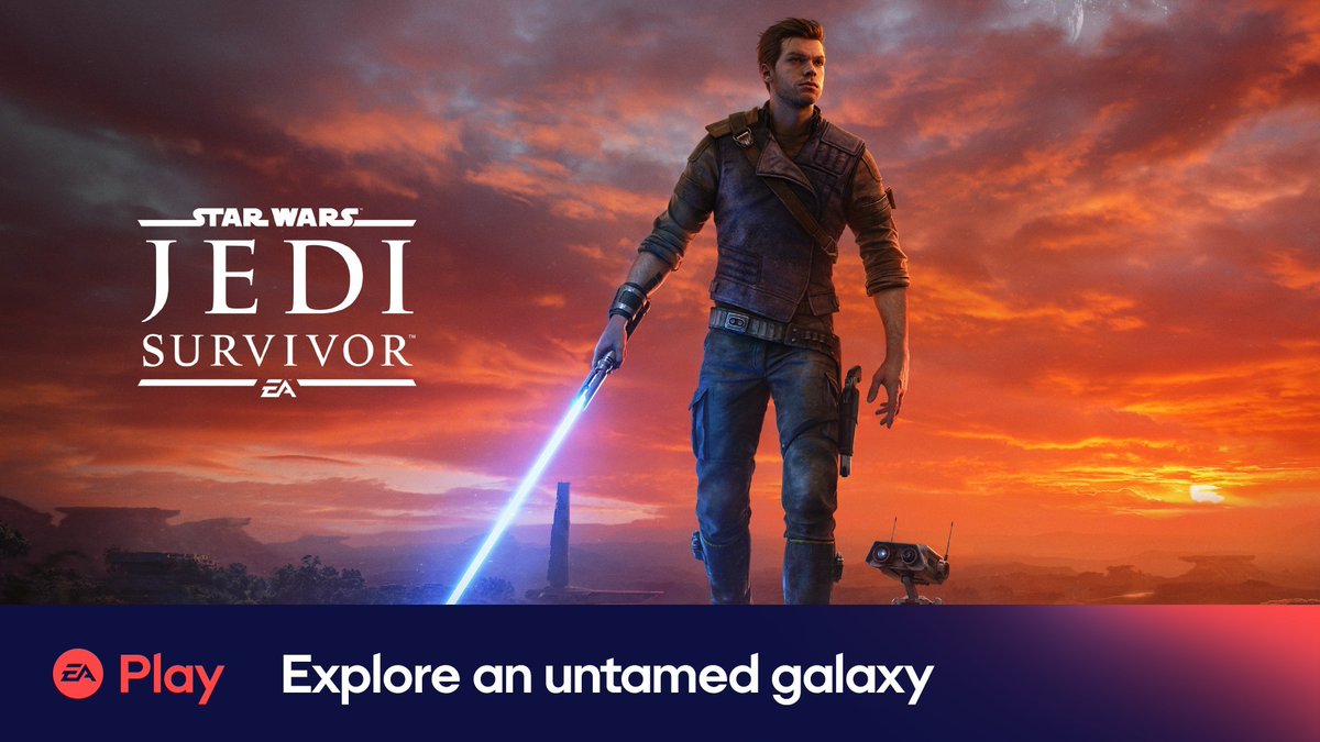 XBOriginals's tweet photo. Star Wars Jedi: Survivor chega dia 25 de abril ao EA Play e Xbox Game Pass Ultimate! https://t.co/sMLYXXTv5z