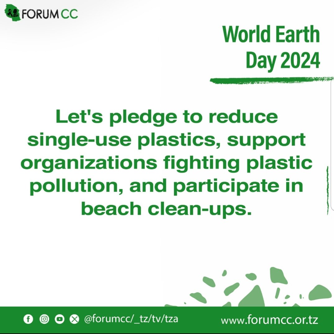 Let's pledge to reduce single-use #plastics, support organizations fighting plastic #pollution, and participate in beach clean-ups
#CircularEconomy #SustainableFuture #PlanetVsPlastics #EarthDay2024