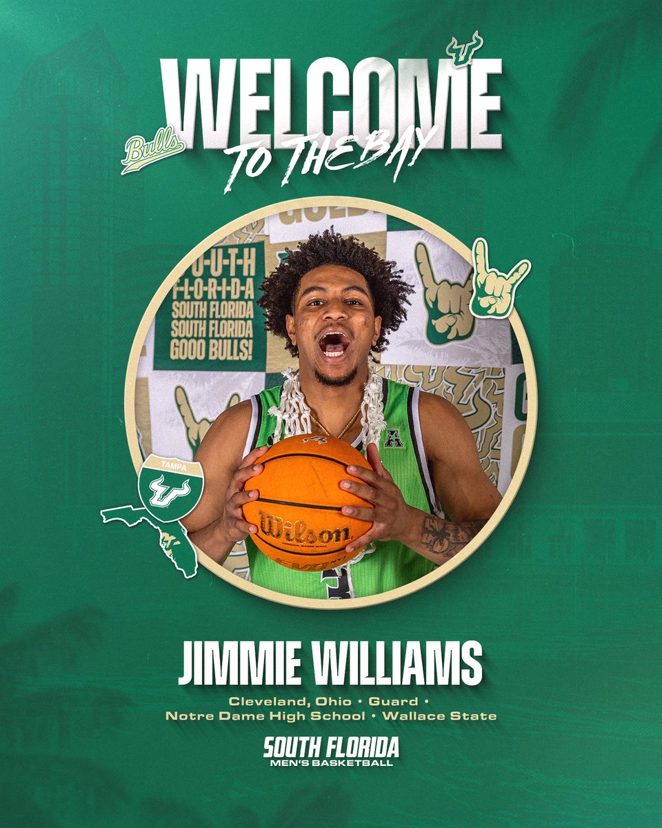 Welcome to The Bay @Jimmie0Williams!! We're excited to have you join our family!! · NJCAA All-America · Averaged 22.5 points per game · Shot 53.6 percent from the field and 37.4 percent from 3-point range #HornsUp🤘| #EDGE