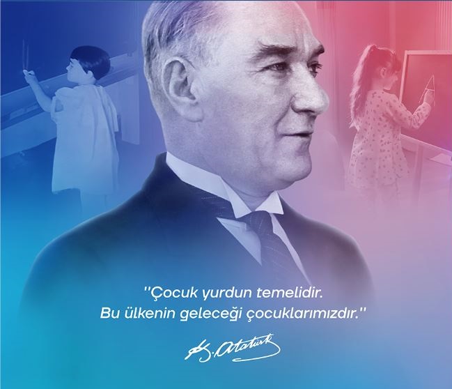 En umutsuz anda bile umudunu yitirmeyen bir liderin izinde çocuklarımıza güzel bir gelecek bırakmak umuduyla 23 NİSAN EGEMENLİK VE ÇOCUK BAYRAMIMIZ kutlu olsun..