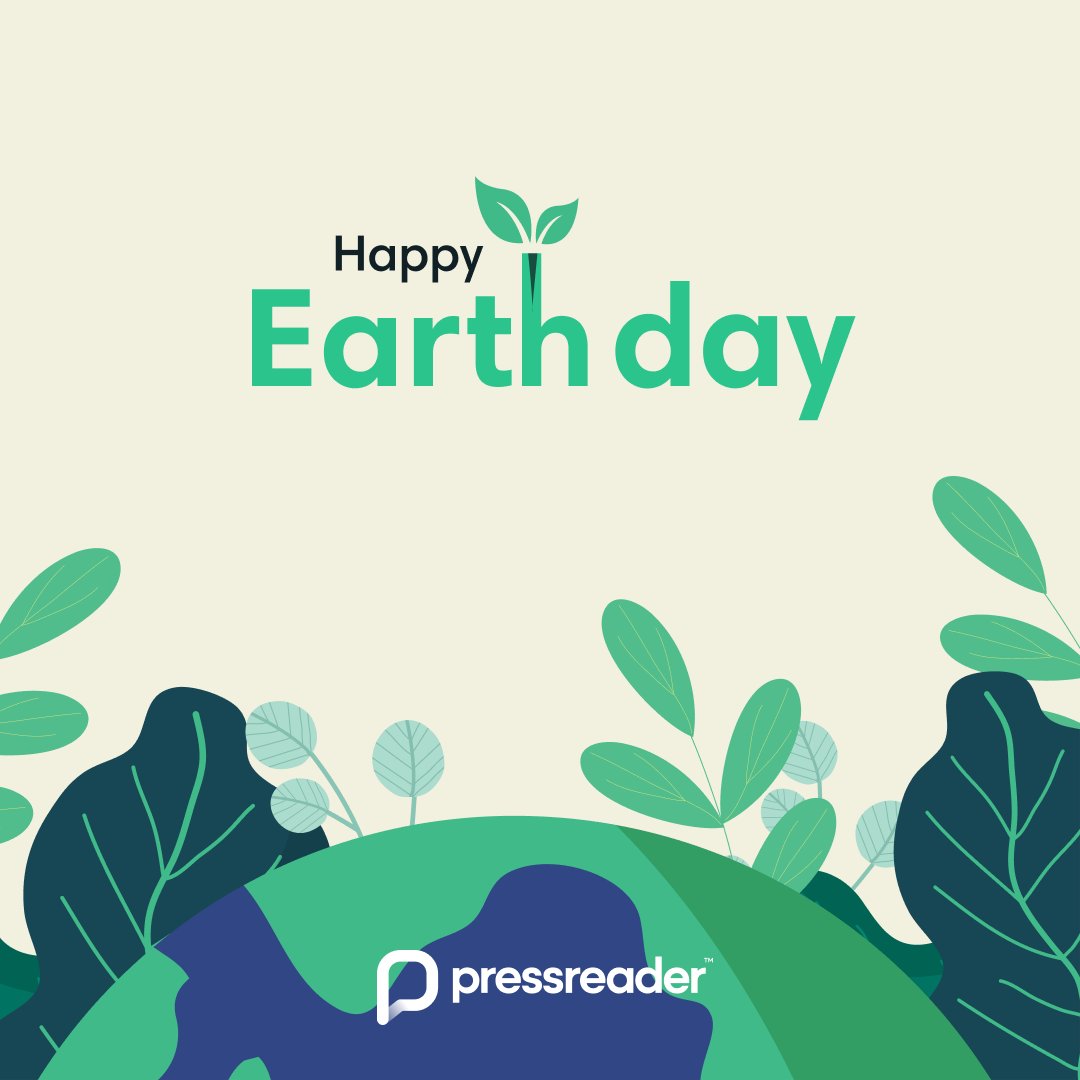 Happy Earth Day! Today, we’re taking a moment to appreciate the planet we all call home. PressReader continually strives to enhance our sustainability efforts and we’re inspired by a community of readers and partners that does the same. Thank you to everyone who looks to protect