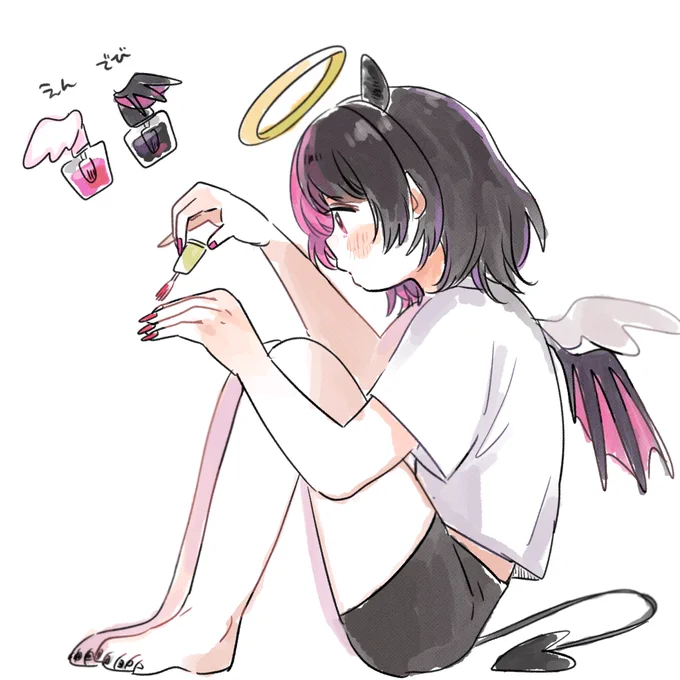 えんでびネイルキボンヌ Շ"ਭ #ぷるるあーと 