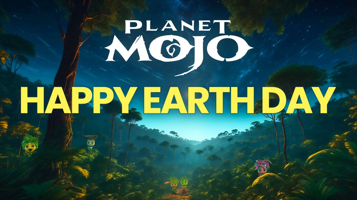 Happy Earth Day from Planet Mojo 🌎 At Planet Mojo, we're inspired by Earth's richness and aim to preserve its magic for future generations. Join us as we craft immersive worlds that honor our Planet's beauty and diversity 🌱