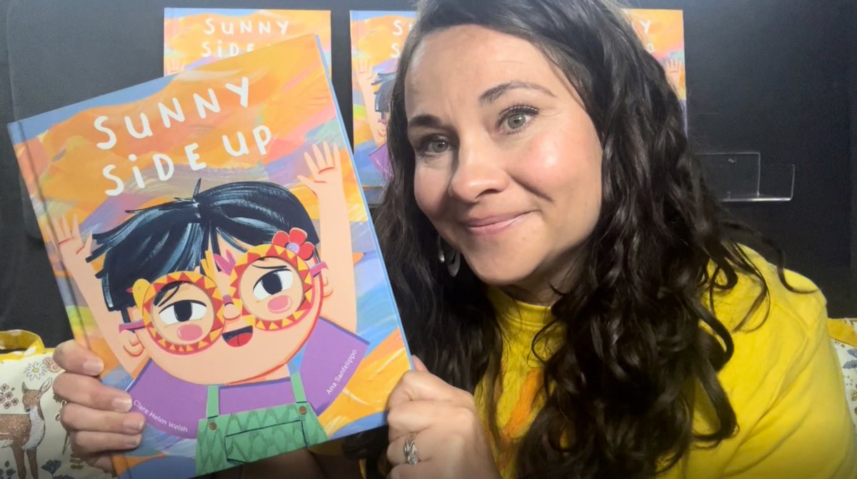 We can't wait to meet author @ClareHelenWelsh for our #KS1 ReadingZone Live virtual event! ☀️😎 On Thurs 25 April, 2pm Find out about Clare's book, Sunny Side Up, and looking at the 'sunny side' of life. Email info@ReadingZone.com to book a free place! 👉readingzone.com/news/free-virt…