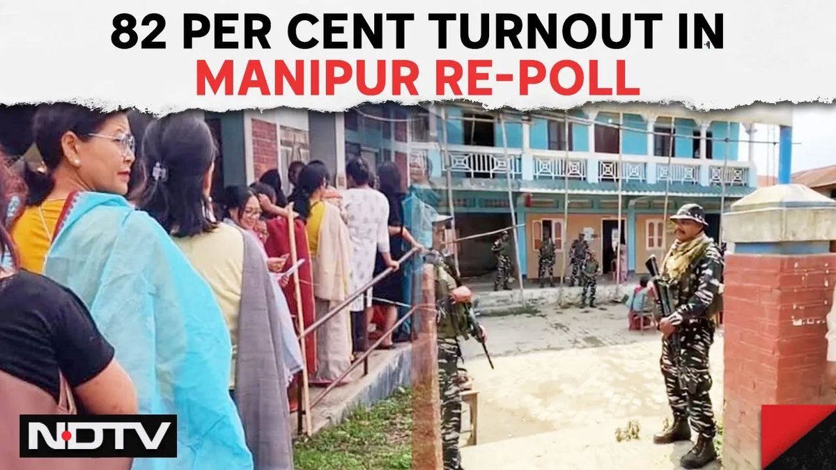 82 Per cent Turnout In Manipur, Voters Cast Their Vote Amid Tight Security youtu.be/Ok1I_oac7Ig