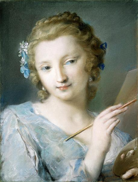 'Alegoría de la pintura' de la pintora Rosalba Carriera.