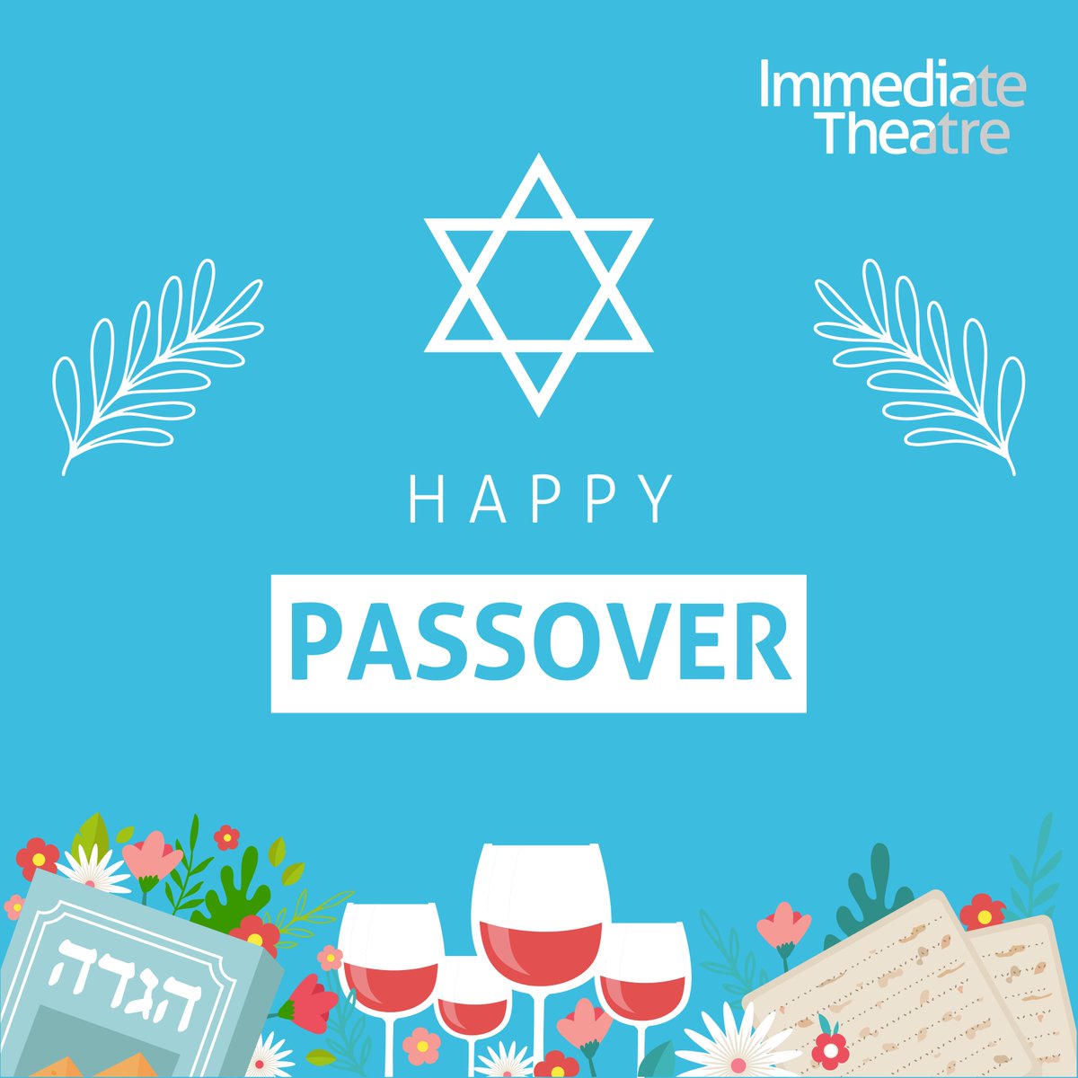 Happy #Passover to everyone celebrating over the coming days💫 Wishing you a blessed #celebration from everyone here at #ImmediateTheatre 🎊