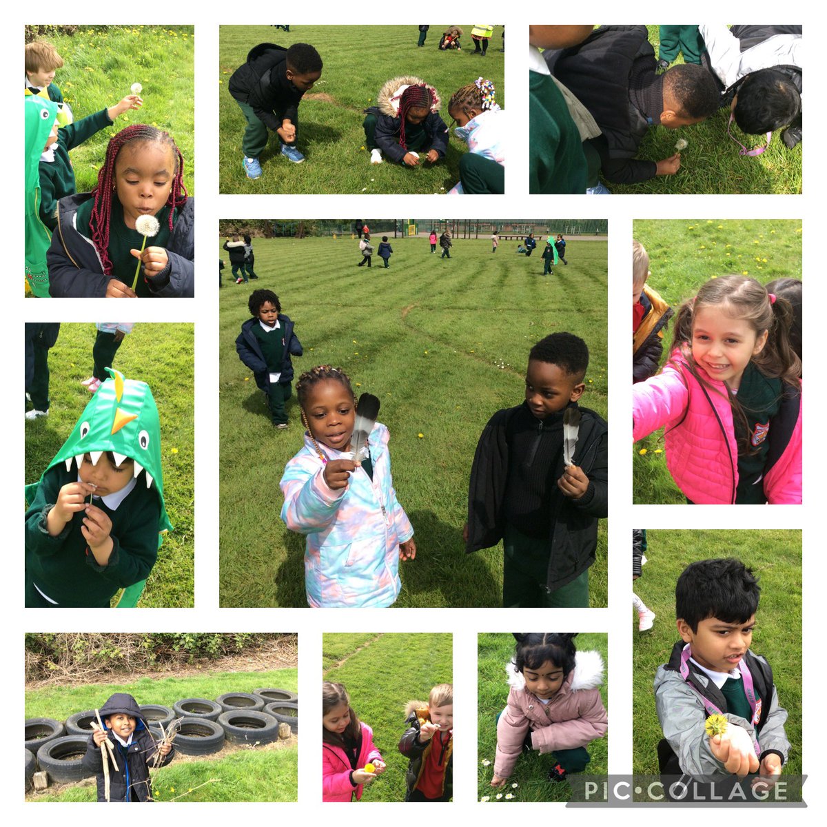 Nature Detectives! This afternoon we went on a nature hunt around the school’s field. We used our senses to explore our surroundings! 🌼🪶 #WorldEarthDay2024 @StMargarets_