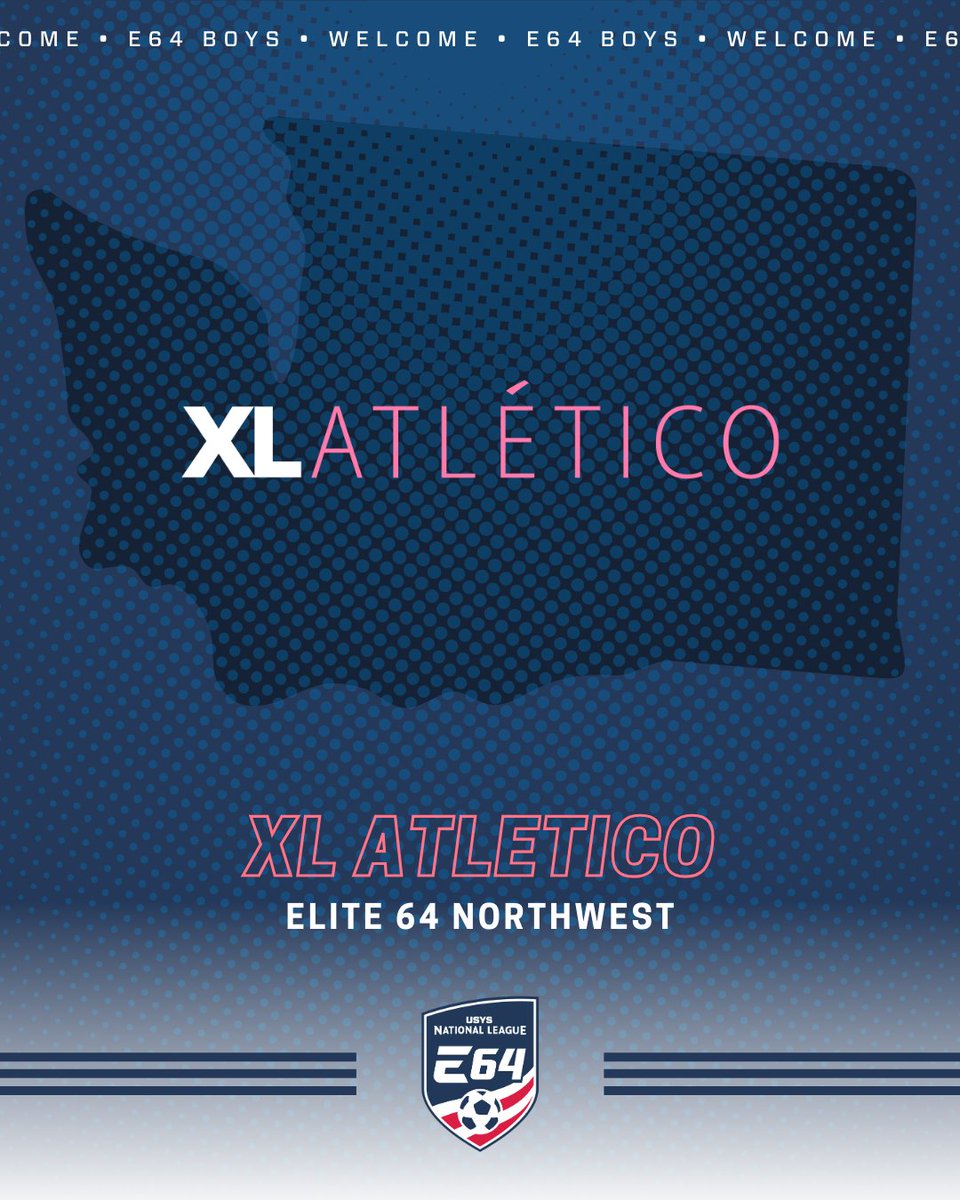 NationalLeague's tweet photo. We are very excited to welcome 𝐗𝐋 𝐀𝐭𝐥𝐞𝐭𝐢𝐜𝐨 to Elite 64 as a new boys club! #EarnYourPlace #EveryMomentCounts https://t.co/HbdoxUb8VK