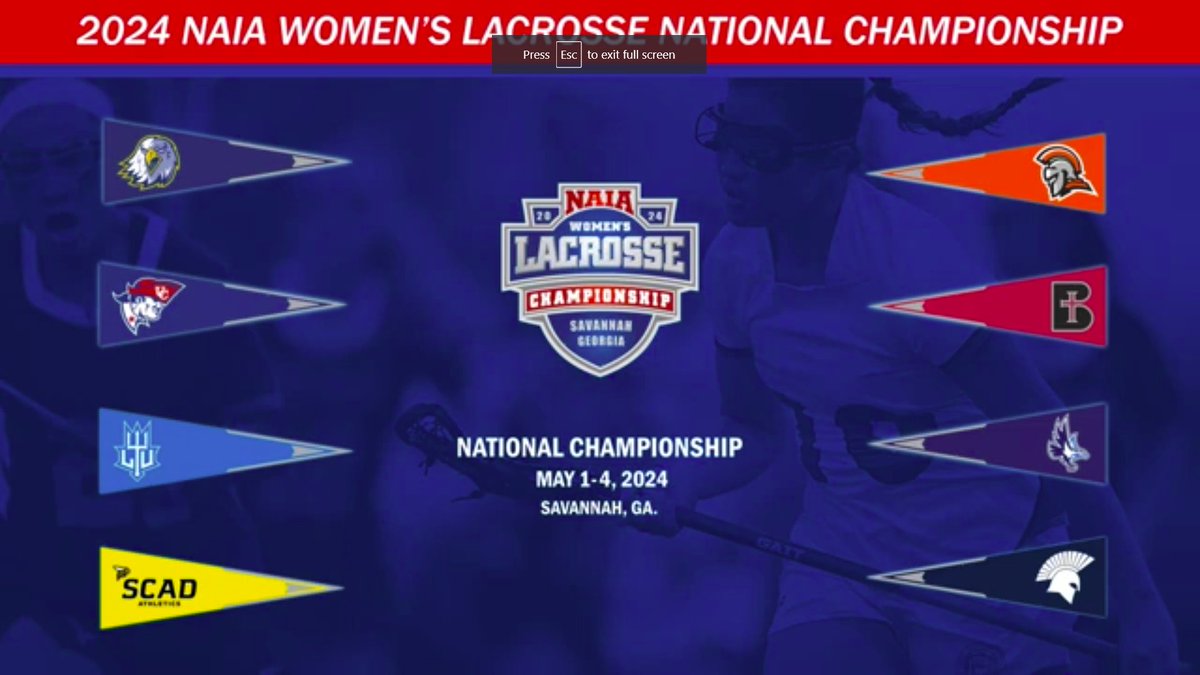 It's official so now we know that we will play No. 6 seed Benedictine College (Kansas) as the No. 3 in the National Quarterfinals on May 1. @LTUWLacrosse More details to come later... #BattleForTheRedBanner #collegelacrosse