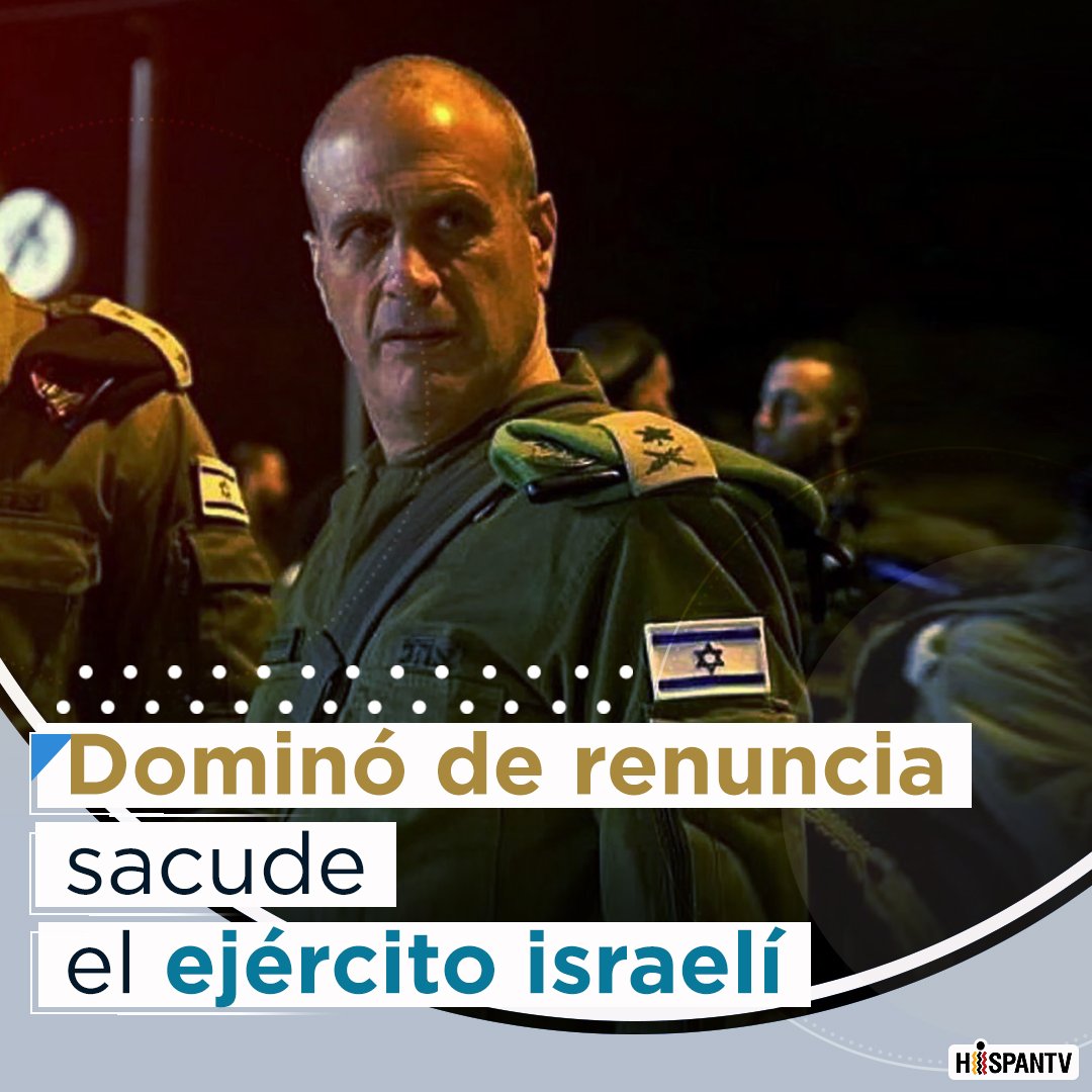 ‼️⚠️Despúes de la renuncia de jefe de inteligencia militar de #Israel, el comandante de la región central del ejército israelí, #YehudaFuchs , ha presentado su renuncia. 🔗MÁS DETALLES tinyurl.com/mwtbw5k3 #ISRAELCRIMES #GazaAttack