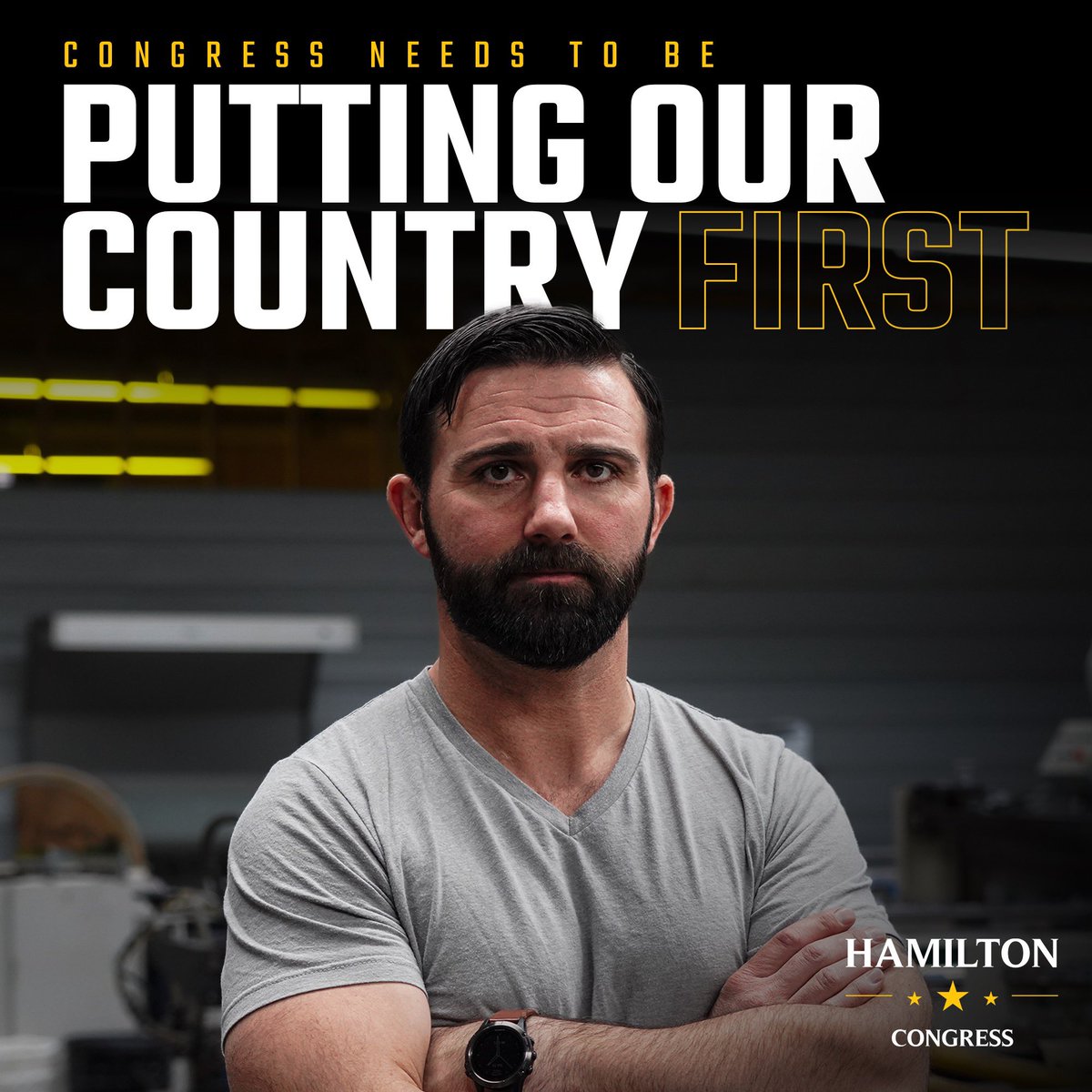 Congress needs leaders who will put our country first. Instead of spending billions on Ukraine’s border, we should be securing our OWN southern border. It’s simple — secure America first.